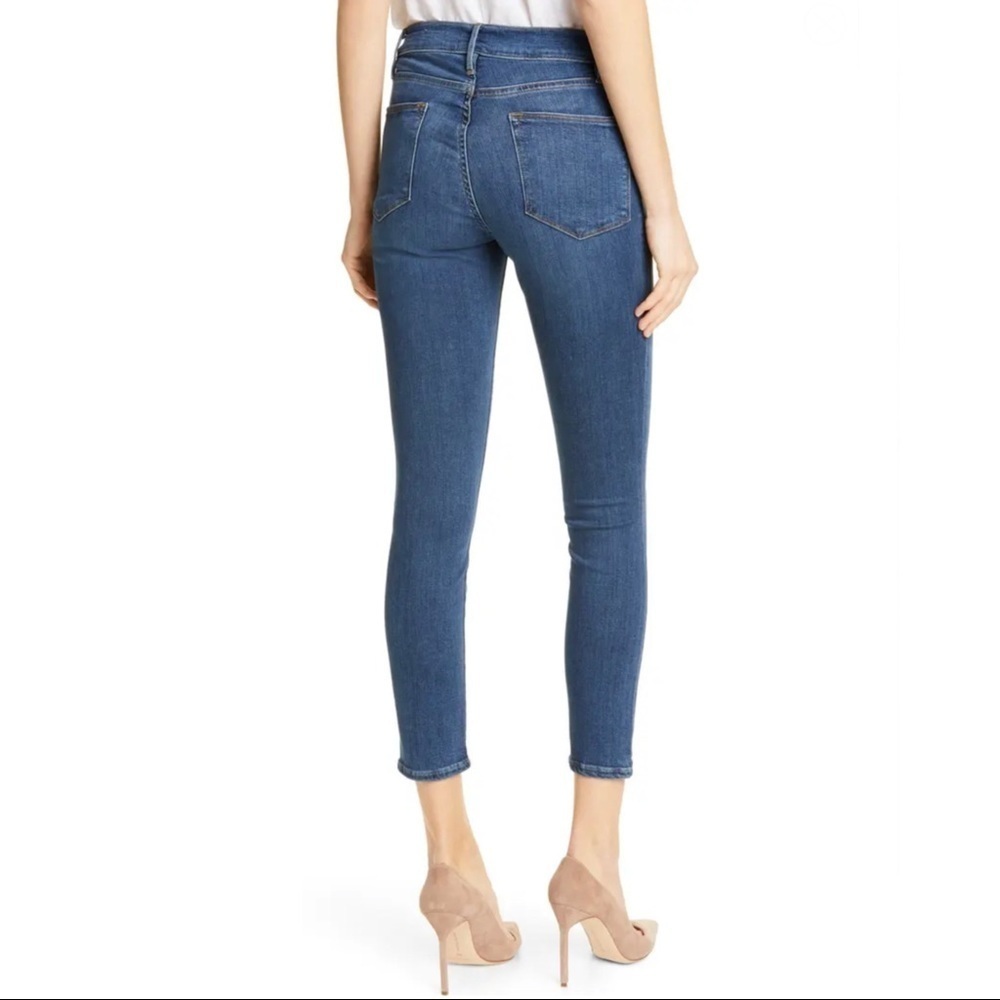 FRAME Denim Le High Skinny Crop Jeans Size 26 - Picture 8 of 11